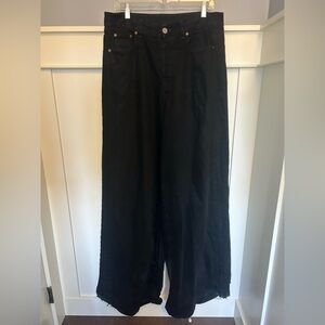 Vetements baggy black denim jeans